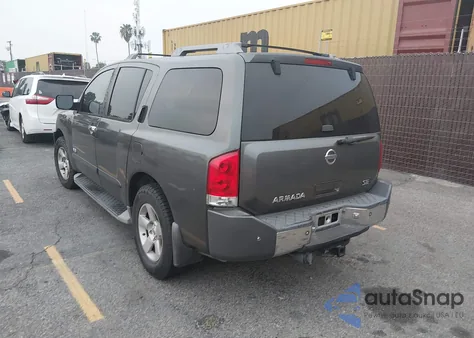 2007 Nissan Armada Se from USA, damaged, VIN 5N1BA08A97N700725